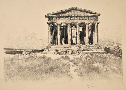 Tempio della Concordia, Agrigento, 1913