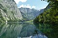 A Königssee látképe a Berchtesgaden Nemzeti Parkban