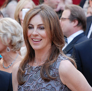 Director Kathryn Bigelow on the red carpet at ...