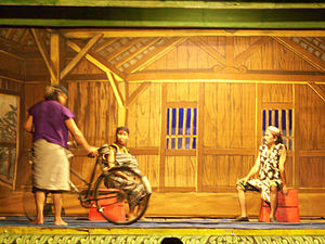 English: Kethoprak (Javanese popular drama dep...
