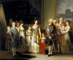 فرانسیسکو گویا، Charles IV of Spain and His Family, 1800-1801