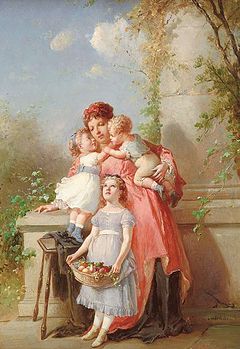 Lanfant Mother and children