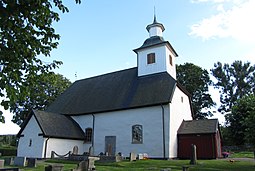 Lerdala kyrka från sydväst