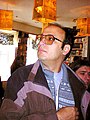 Поэт, прозаик, автор песен, инженер Александр Левин на II Биеннале поэтов в Москве. 19.10.2001.