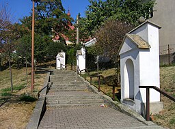 Libčany, road to church.jpg
