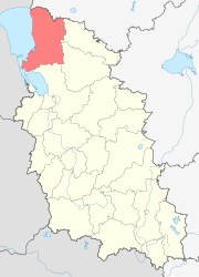 Gdovskij rajon – Mappa