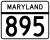 Maryland Route 895 marker