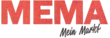 Logotyp av efterträdare MEMA med Mein Markt och Supermarkt-tillsats