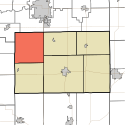 Location in Tipton County