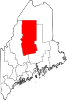 皮斯卡特奎斯縣在緬因州的位置