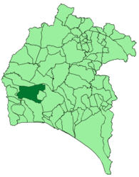 Villanueva de los Castillejos – Mappa