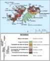 Mapa geológico de las Islas Malvinas
