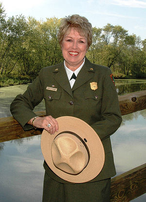 Former NPS director Mary A. Bomar in her park ...