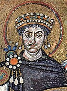 Justinián I., mozaika Ravenna