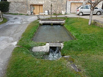 La résurgence de la Font-de-l'Auche.