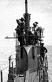 The submarine's conning tower.