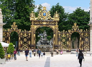 Entrée Parc de la Pépinière - Place Stanislas