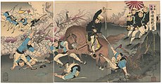 「日本大勝 平壌激戦之図」 1894年（明治27年）