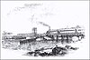 Drawing of the 1853 Norwalk accident