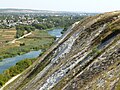 Novopskov desde una cresta calcárea cercana