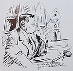 Olle Hjortzberg som akademidirektör (1920-talet)