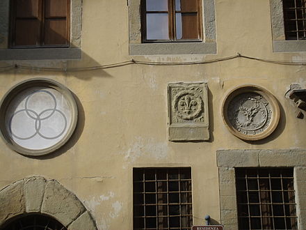 Façade: other crests