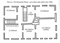 Patro hlavní budovy (I)