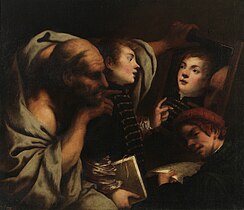 Socrate et deux étudiants, Madrid, musée du Prado.