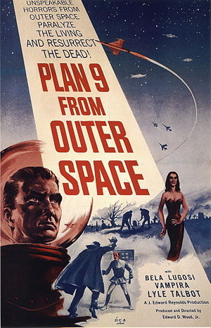 Film poster "Plan 9 from Outer Space"