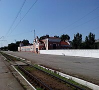 Краєвид у напрямку станцій Запоріжжя I, Пологи