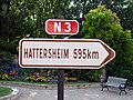 Panneau square d'Hattersheim
