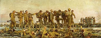 Gassed; John Singer Sargent, 1919, Öl auf Leinwand