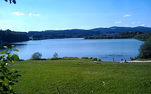 Silbersee, südliche Badestelle