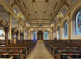 St Lawrence Jewry (1687) di Christopher Wren