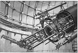 The Star-Spectroscope of the Lick Observatory in 1898. Designed by James Keeler and constructed by John Brashear. Star-Spectroscope.jpg