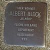 Stolperstein für Albert Block