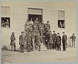 Surgeons and hospital stewards at Harewood Hospital