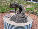 'The Shearer' memorial statue, Bombala, NSW