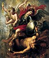 The workshop of Peter Paul Rubens – Saint Michael expelling Lucifer and the Rebel Angels