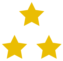 Three stars