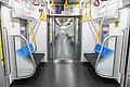 Priority seating interior view of the Tokyo Metro 17000 series