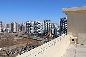 Urbanisation typique de zones résidentielles, ici en Chine du nord-est en 2016