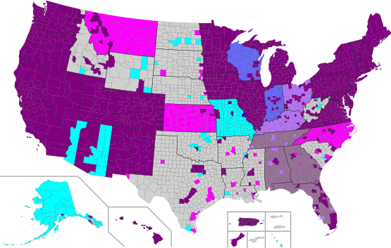 County-level maps of sexual orientation and gender identity protection
