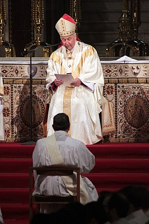 Archbishop Vincent Nichols gives the homily wi...
