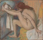 『足を拭く女性』（1885-86）メトロポリタン美術館 "Woman Drying Her Foot"