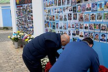 Photos of Ukrainian soldiers killed in the Russo-Ukrainian War Sunantese me UPEKs Oukranias D. Kuleba - Episkepse se Mnemeio pesonton uperaspiston Oukranias - 52439597854.jpg