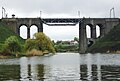 Pont ferroviari sobre el riu Inhul al seu pas per la ciutat de Kropívnitski