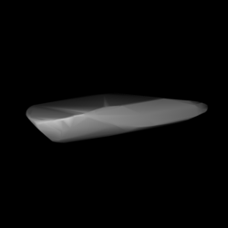 3D model planétky, aproximácia inverziou svetelných krivek
