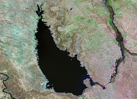 Фотосъёмка Тартара, сделанная спутником Landsat-5 в 1990 году