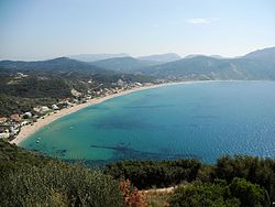 pláž Agios Georgios